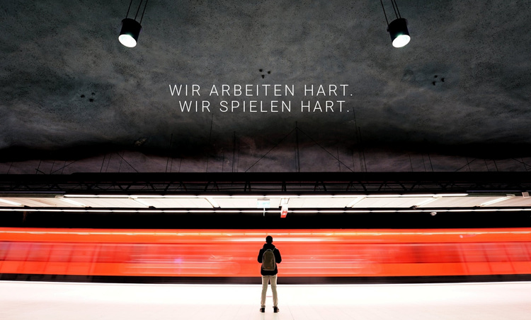 Wir arbeiten hart WordPress-Theme