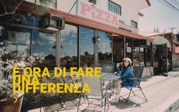 Cibo Italiano Di Strada - Modello Di Mockup Del Sito Web