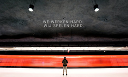 We Werken Hard - Modern WordPress-Thema