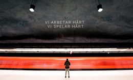 Vi Arbetar Hårt - HTML-Mallkod