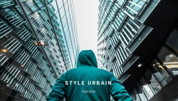 Style Urbain De Mode Moderne - Créateur De Sites Web Professionnels Personnalisables