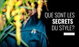 Designer De Vêtements - Modèle D'Une Page