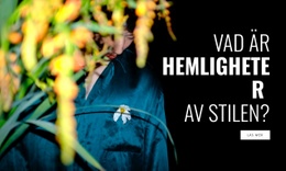 Designkläder - Responsiv Webbplats