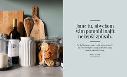 Responzivní HTML Pro Chutné Domácí Jídlo