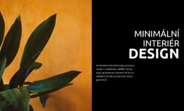 Design Stránek Pro Minimalistická Domácí Kancelář