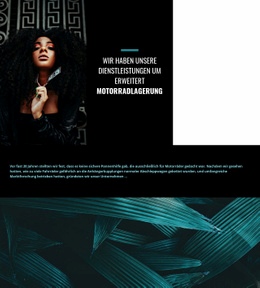 Dienstleistungen Motorrad - Responsive Website-Vorlagen