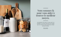 Nourriture Savoureuse Maison - Modèle HTML5