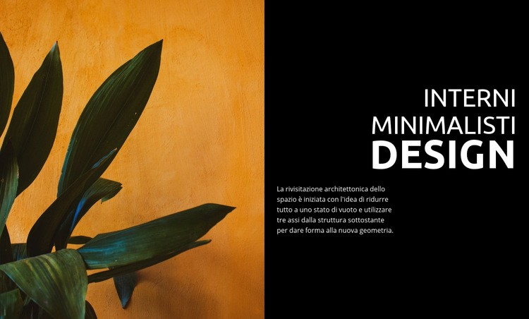 Ministero degli interni minimalista Mockup del sito web