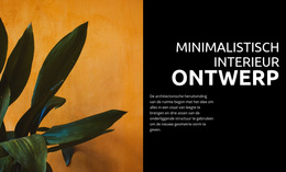 Minimalistisch Thuiskantoor