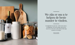 Zelfgemaakt Lekker Eten - WordPress-Thema Slepen En Neerzetten