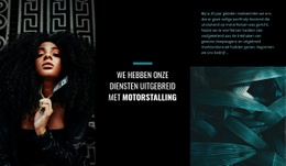 Diensten Motorfiets - Mockup Voor Psd-Website