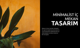 Minimalist Ev Ofisi - Web Sitesi Şablonu Ücretsiz Indir