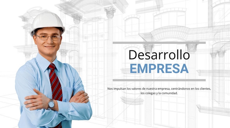 Empresa constructora de desarrollo Plantilla HTML