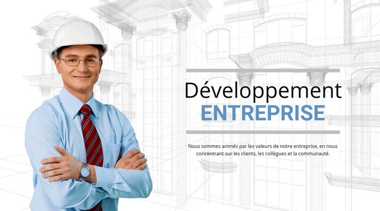 Entreprise de construction de développement Conception de site Web