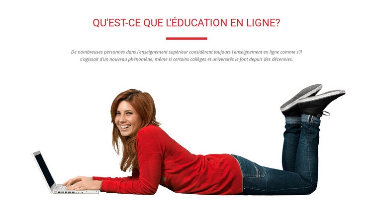 Cours de programmation en ligne Page de destination