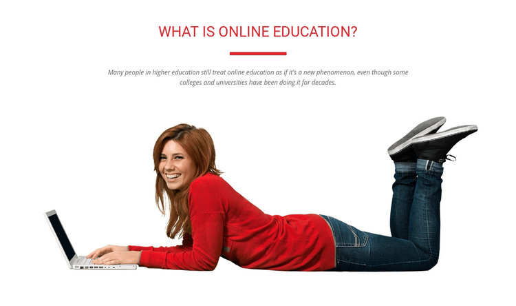 Online programming courses Homepage Design