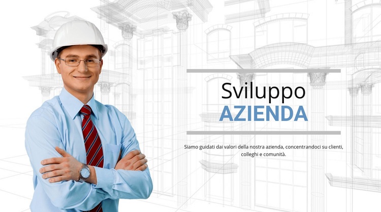 Impresa edile di sviluppo Modelli di Website Builder