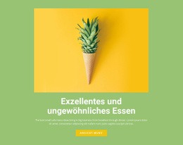 Exzellentes Und Ungewöhnliches Essen - HTML Website Builder