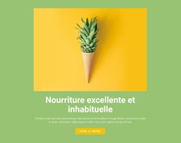 Nourriture Excellente Et Inhabituelle - Conception Web Polyvalente