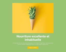 Nourriture Excellente Et Inhabituelle - Créateur De Site Web