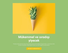 Mükemmel Ve Sıradışı Yiyecek