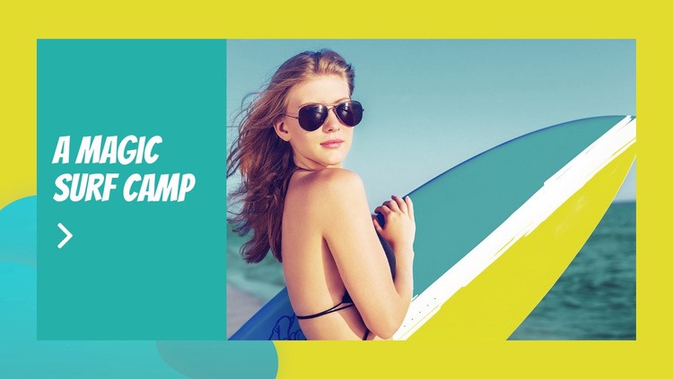 Magic surf camp Elementor Template Alternative