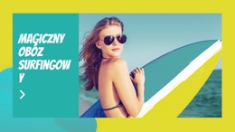 Magiczny Obóz Surfingowy – Responsywny Szablon HTML5