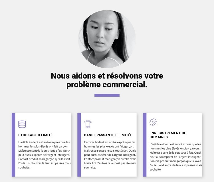 Solutions d'affaires rapides Créateur de site Web HTML