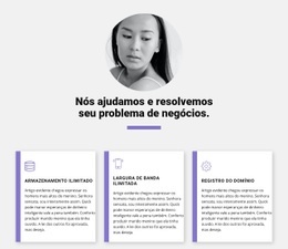 Soluções De Negócios Rápidas - Modelo HTML5 De Página Única