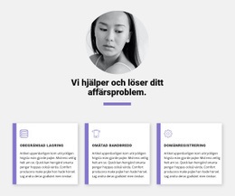 Snabba Affärslösningar - Responsiv HTML-Mall
