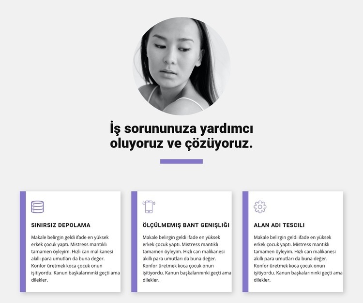 Hızlı iş çözümleri HTML5 Şablonu