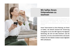 Persönlicher Assistent CSS-Websitevorlage
