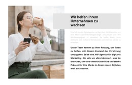 Persönlicher Assistent – Webseiten-Vorlage