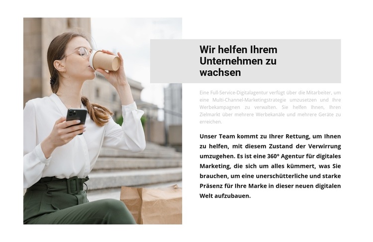 Persönlicher Assistent WordPress-Theme