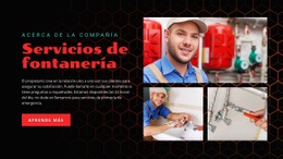 Empresa De Servicios De Fontanería - Plantilla Joomla Creativa Multipropósito