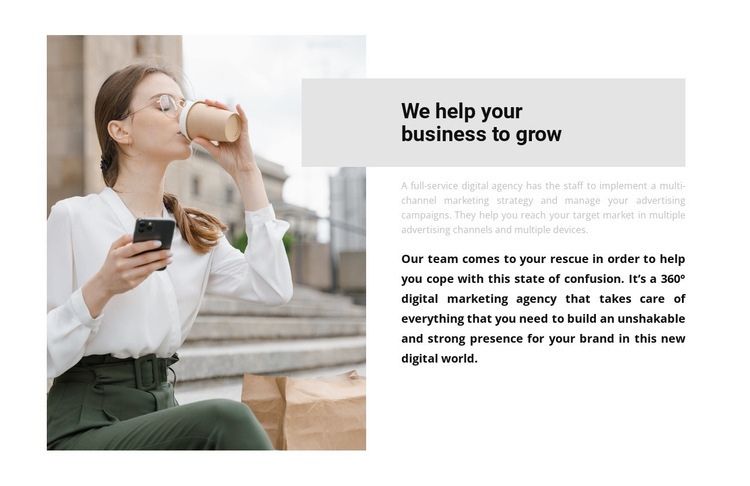 Personal assistant Homepage Design