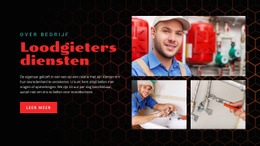 Bedrijf Voor Loodgietersdiensten - Klaar Voor Gebruik WordPress-Thema