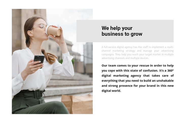 Personal assistant Website Template