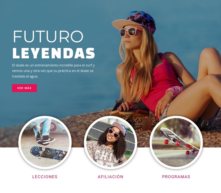 Futuras leyendas del deporte Tema de WordPress