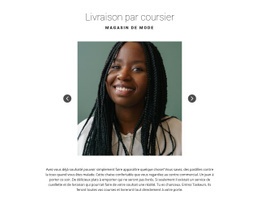 Conception De Site Web Pour Curseur De La Galerie