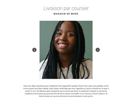 Site Web HTML Pour Curseur De La Galerie