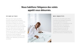 Page HTML Pour Nous Fixons Des Objectifs Et Résolvons