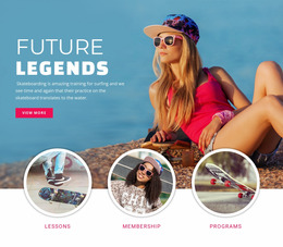 Future Sport Legends - HTML Website Builder
