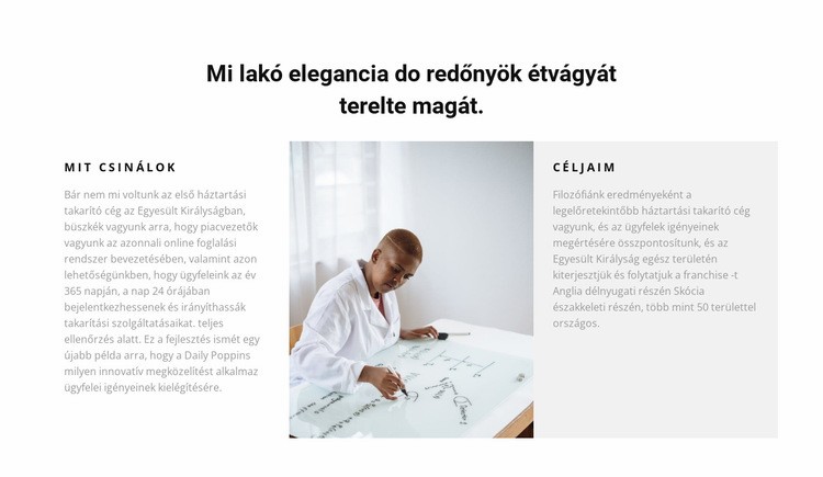 Célokat tűzünk ki és megoldjuk HTML Sablon