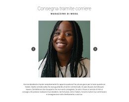 Cursore Galleria Modello Di Sito Web HTML CSS