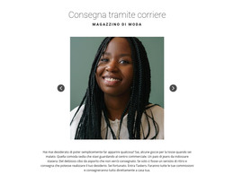 Sito Web HTML Per Cursore Galleria