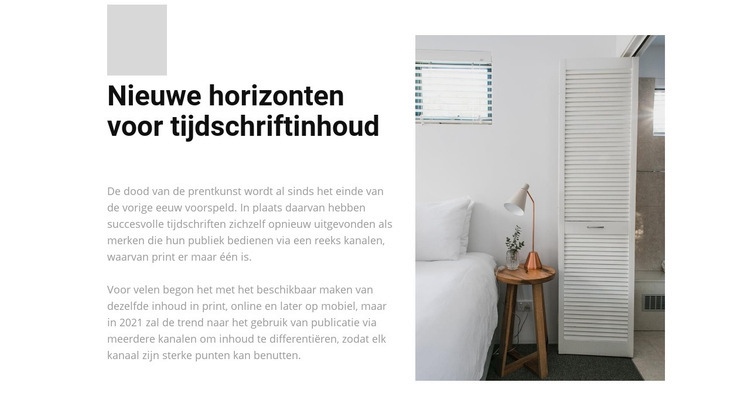 Meubel winkel Website ontwerp