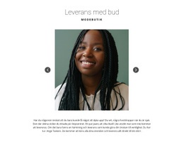 HTML-Webbplats För Reglage För Galleri