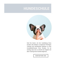 Gehorsamer Hund - Site-Vorlage