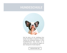 Gehorsamer Hund – Web-Vorlage